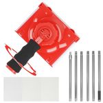 aleawol Paint Edge Tool with 250cm Extension Pole, 360° Rotating EVA Handle, Paint Edger Trimmer with 3 Replacement Pads, Perfect Paints Edger for Cutting in for Walls, Ceilings, Corners, Painting