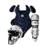 WILSON EvoShield EZ Gear 2.0 Catcher's Gear Kit - Navy, Large/X-Large