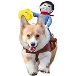 NACOCO Cowboy Rider Dog Costume for