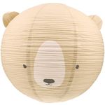 Mikikit Cartoon Lampshade, Paper Lamp Shade Lantern Chandelier Light Shades Bear Light Shade Pendant Light Shade Child Paper Desk Lamp Bedside Lamp