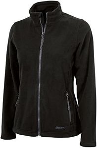 Charles River Apparel Women's Boundary Fleece Jacket, Black, X-Small