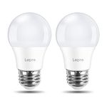 Lepro Refrigerator Light Bulb 40W Equivalent, A15 E26 Appliance Light Bulb for Fridge, 5W 120V 450lm Waterproof Moistureproof Fridge Light Bulb, 5000K Daylight White, Non-dimmable, 2 Packs