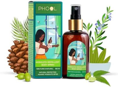 PHOOL LUXURY INCENSE Mosquito Repellent Body Spray (100 ml)|DEET-free|Baby & Mother Safe|Protective Shield Against Mosquitos for upto 6 hours|Gentle on skin|Fragrance of Tulsi, Lavender & Eucalyptus