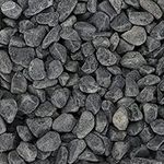 Belle Vous Decorative Natural Grey Pebbles (3.6kg Bag) - 0.5-1.3cm/0.2-0.51 inch Assorted Pebble Stones - Mixed River Gravel for Vase Filler/Plant Pots, Landscaping, Aquariums, Home and Gardens