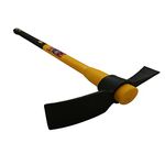 Mighty Products Heavy Duty 5lb Pick axe Grubbing Mattock Steel Head +Fibreglass Handle shaft 90cm 36in