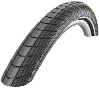 Schwalbe Big Apple HS 430 Performance RaceGuard Cruiser Bicycle Tire - Wire Bead (Reflex - 28 x 2.00)
