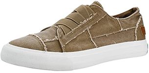 Blowfish Womens Marley Slip On Sneaker, Taupe Hipster, 9