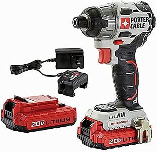 PORTER-CABLE 20V MAX* Impact Driver Kit (PCCK647LB)
