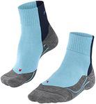 FALKE Women's TK5 Wander Cool Short Socks, Blue (Arctic Sky 6253), 6.5-7.5, 1 Pair