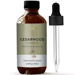 AVD Organics Cedarwood Essential Oil - Pure & Natural cedar oil | for Skin and Focus - Woody and Earthy Aroma for Clarity - Diffuser Fragrance Oil, Soaps, Candles -3.38 fl. Oz