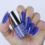 DeBelle Gel Nail Polish Blackberry Mousse (Indigo Nail Paint)|Non UV - Glossy Finish |Chip Resistant | Seaweed Enriched Formula| Long Lasting|Cruelty and Toxic Free| 8ml