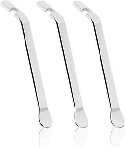 ✮Marque Francaise✮-CZ Store®-Demonte Pneu|Lot DE 3 PCS + 2 Couleurs|✮✮Garantie A Vie✮✮-Demonte pneus Velo en Forme de Crochet en Acier- Demonte Pneu VTT/BMX/Bicyclette|Gris OU Noir| (Metal)