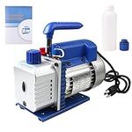 Togarhow Vacuum Pump 1/4HP 3 CFM, 110V Single Stage Rotary Vane Conditioning Refrigerant Vacuum Pump For HVAC,Refrigerant Air Conditioning, Food Packaging, Automobile Reparation Vacuum Evacuation