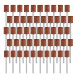 𝐉𝐔𝐍𝐋𝐈𝐗𝐍 50 Pcs Cylindrical Grinding Stone - 1/8" Shank Abrasive Mounted Stone Grinding Point Sharpening Bits for Dremel Rotary Tools (10mm)