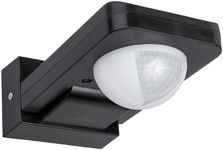 Maclean MCE243 B Infrared Motion Sensor with Twilight Sensor 360° Degree Detection Range up to 20m Sensor IP65 max 2000W (Black)