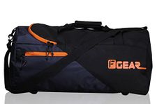 F Gear polyester 33 Cms Duffle Bag(2323_Black)