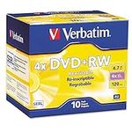 Verbatim DVD+RW Blank Discs 4.7GB 4