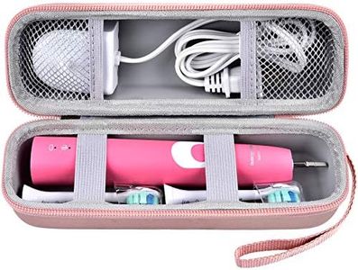 Case Compatible with Philips for Sonicare for ProtectiveClean 4100 6100 5100 6500 7500 Rechargeable Electric Toothbrush.Travel Bag Holder for Oral-B Pro 1000 5000 7500 7000 6000 9600 -Gold(Box Only)