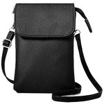 ModaZeal Women's Phone Bag Small Crossbody Bag with Adjustable Strap, Mini Cellphone Wallet Hands-free Coin Purse PU Leather Handbag for Women Casual Outings