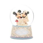 Enesco Disney Traditions Mickey and Minnie Wedding Waterball