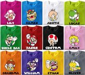 Customized Super Family Shirt, Birt