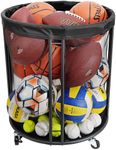 Ball Storage Bin for Garage, 52.3 U