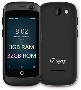 Unihertz Jelly Pro 3GB+32GB, The Smallest 4G Smartphone in The World, Android 8.1 Oreo Unlocked Smart Phone, Black