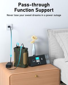 EASYLONGER ES960 CPAP Battery Pack – 96000mAh Power Station for ResMed & Philips