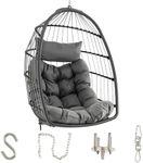 GOFLAME Hanging Egg Chair, Wicker R