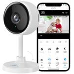 Little elf Indoor Camera, Litokam 1080P Indoor Security Camera Wireless for Pet/Elder/Baby Monitor, 2.4Ghz WiFi Security Camera, Pet Camera with Night Vision, Human Motion Detection, Work with Alexa