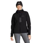 Eddie Bauer Women's Cloud Cap 3L Rain Jacket, Waterproof, Black, XX-Large