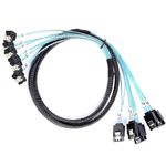 URELEGAN SATA-III Cable 6Pcs/Set-SATA Cable 0.5M 90-Degree Right-Angle SAS/SATA-Data 6Gbps Cable for Server-Raid SDD HDD CD DVD Drives (1.6FT)