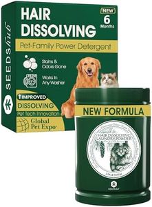 Pet Hair Remover for Laundry - Dog & Cat, Upgraded Higher Hair Dissolution, Detergent + Stain Remover, 6-Month Supply, HE/Top/Front-Load Compatible, Removes Residue & Odors, Septic Safe