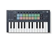 Novation FLkey Mini — Portable 25-Key, USB, MIDI Keyboard Controller with FL Studio Integration for Music Production