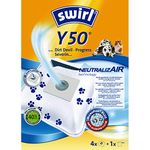 Swirl NeutralizAir Y50 Vacuum Cleaner Bags (for Dirt Devil Vacuum Cleaners, 4 Bags, 1 Filter)