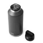 YETI Rambler Bottle Chug, Vaccum Insulated Stainless Steel Bottle with Chug Cap, Charcoal, 64 oz (1.9 L)