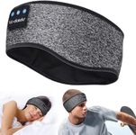 LC-dolida Sleep Headphones, Bluetooth5.4 Headband Headphones for Side Sleepers Earbuds Wireless Bluetooth Headphones Eye Mask, Bluetooth Sports Headband for Women Cool Tech Gadgets Ideal Gift