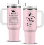 Wifey Gifts for Women, 40oz Wife Tu