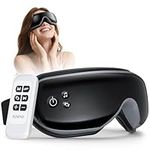 RENPHO - Eye Massager with Remote Control & Heat, Compression, Wireless Music Rechargeable Eye Heat Massager for Relax and Reduce Eye Strain Dark Circles Eye Bags Dry Eye Improve Sleep