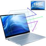 2 Pcs 15.6 Inch Anti Blue Light Screen Protector Compatible With Lenovo Hp Dell Acer Asus Samsung etc Laptop-16:9 Aspect, 15" Computer Monitor Glare Filter Uv Blocker Shield Cover Eye Protection Film