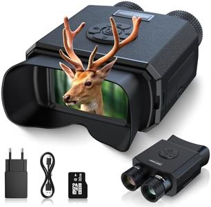 Anyork Rechargeable Night Vision Goggles for Hunting, 4K Infrared Night Vision Binoculars