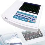 ECG Monitor - Home Heart Health Monitoring Device, Touch Screen Digital 12 Channel Machine with PC Software for Medical Vital Signs and Waveform Demonstration