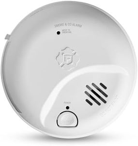 First Alert SMICO100-AC Interconnect Hardwire Combination Smoke & Carbon Monoxide Alarm with Battery Backup, 1-Pack