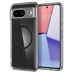 Spigen Ultra Hybrid OneTap Metal Ring Magfit Back Cover Case Compatible with Google Pixel 8 (TPU + Poly Carbonate | Black)