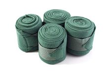 Gee Tac Horse Bandages Leg Wraps Pack of 4 x 3M GREEN