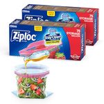 Ziploc Storage Bags with New Grip 'n Seal Technology, For Food, Sandwich, Organization and More, Gallon, 75 Count, Pack of 2 (150 Total Bags)