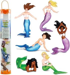 Safari Ltd. TOOBs Collection - Mermaid TOOB (Includes 6 Figures) - Non-Toxic and BPA Free - Ages 3 and Up