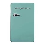 Frigidaire EFR372-MINT 3.2 Cu Ft Retro Compact Rounded Corner Premium Mini Fridge, Mint