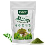 Kyore Nutritions Moringa Powder for Weight Loss - 100 Gm | Drumstick Leaf Powder | Natural Multi-vitamin | Anti-Oxidant | Good for Hair & Skin | Pack of 1