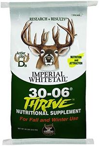 Whitetail Institute 30-06 Mineral and Vitamin Supplement for Deer Food Plots, Provides Antler-Building Nutrition and Attracts Deer, Thrive (Fall and Winter), 20 lbs